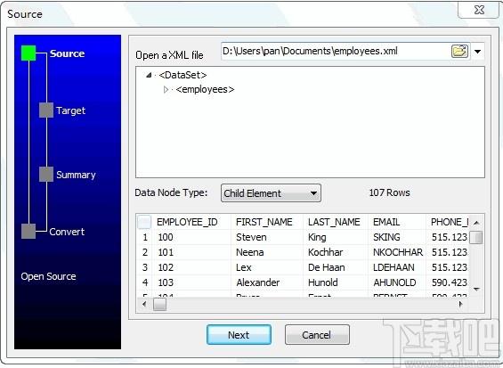 XlsToSqlite下载,XLS导入SQLite工具,数据库类