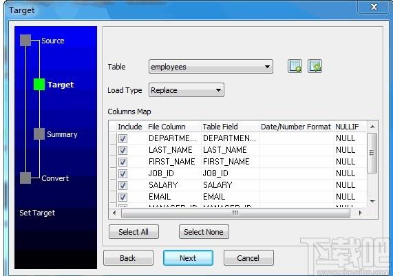 XlsToSqlite下载,XLS导入SQLite工具,数据库类